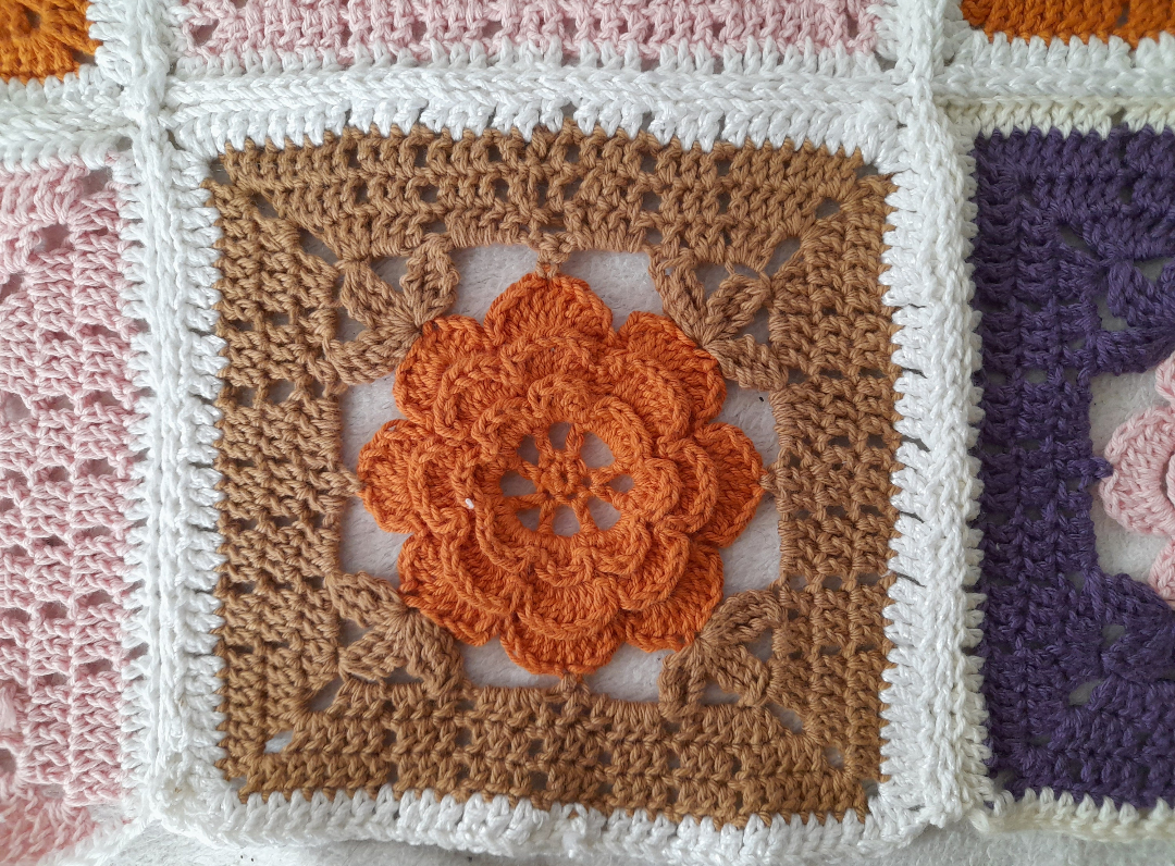 couverture fleurie bébé