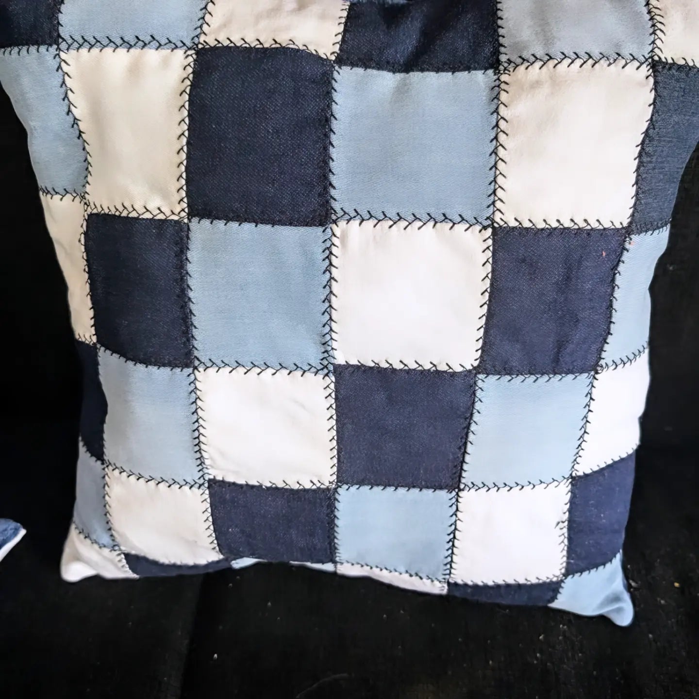Coussin en jeans