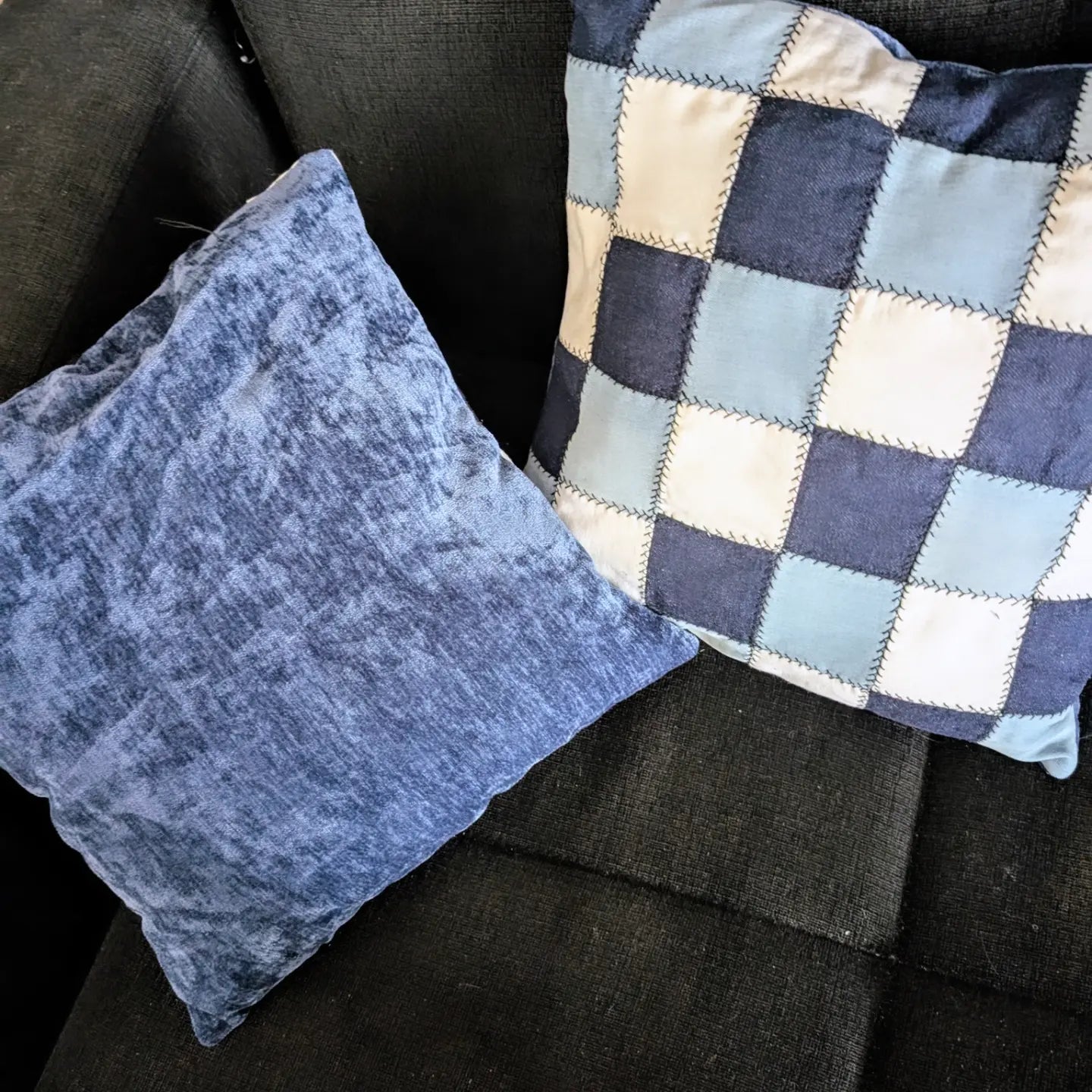 Coussin en jeans